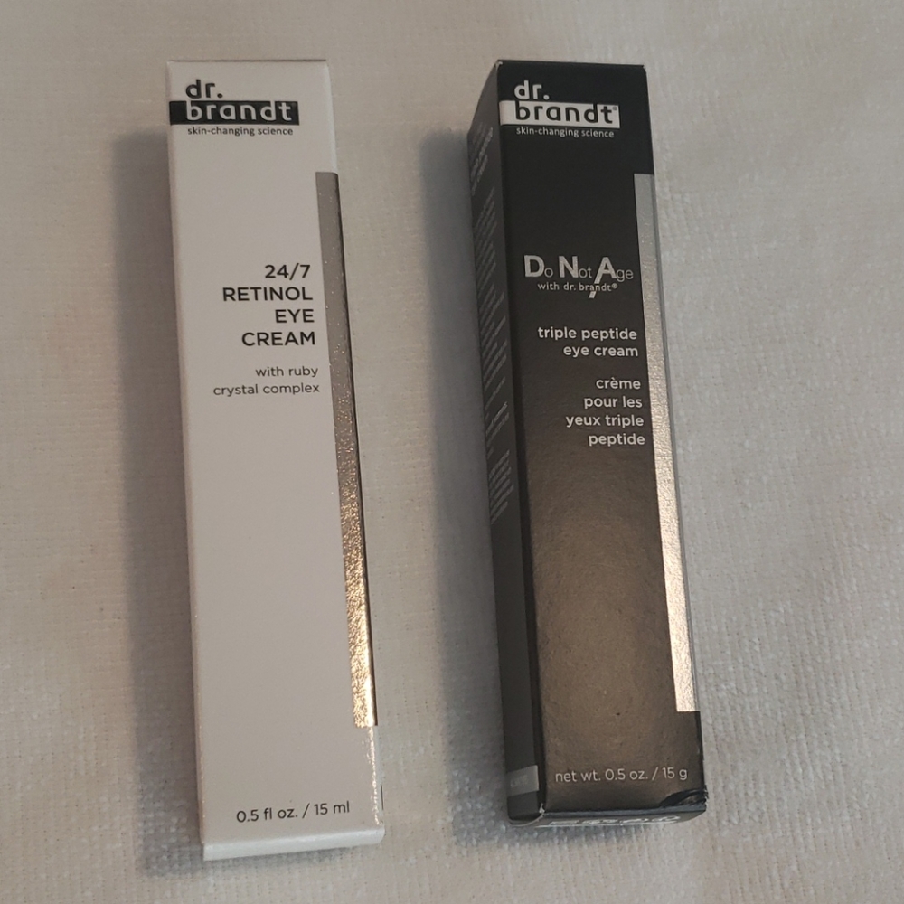 dr. brandt Retinol Eye Cream & Triple Peptide Eye